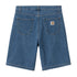 Carhartt Wip Landon Short - Blue Heavy Stone Wash - Streetart.fr