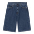 Carhartt WIP Langdon Short - Blue Stone Washed - Streetart.fr