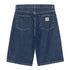 Carhartt WIP Langdon Short - Blue Stone Washed - Streetart.fr