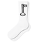Carhartt WIP Locked Socks - White / Black - Streetart.fr