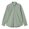 Carhartt WIP L/S Bolton Ls Shirt Glassy Teal Garment Dyed - Streetart.fr