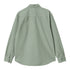 Carhartt WIP L/S Bolton Ls Shirt Glassy Teal Garment Dyed - Streetart.fr