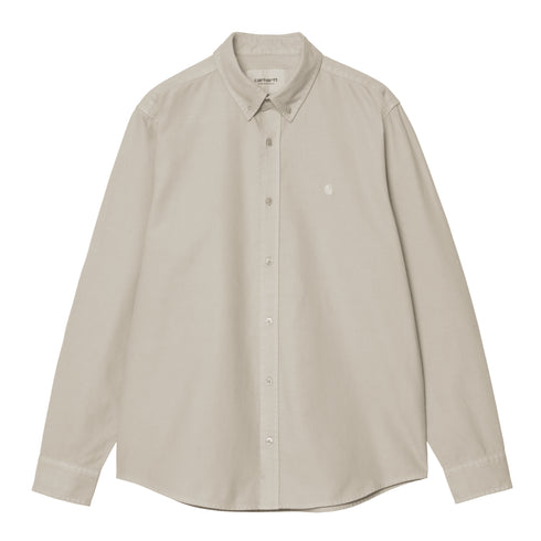Carhartt WIP L/S Bolton Shirt Chemise - Puddle Garment Dyed - Streetart.fr