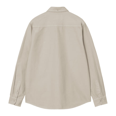 Carhartt WIP L/S Bolton Shirt Chemise - Puddle Garment Dyed - Streetart.fr