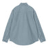 Carhartt WIP L/S Bolton Shirt Chemise - Velvet Blue Garment Dyed - Streetart.fr