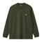 Carhartt WIP L/S Chase - Olive / Gold - Streetart.fr