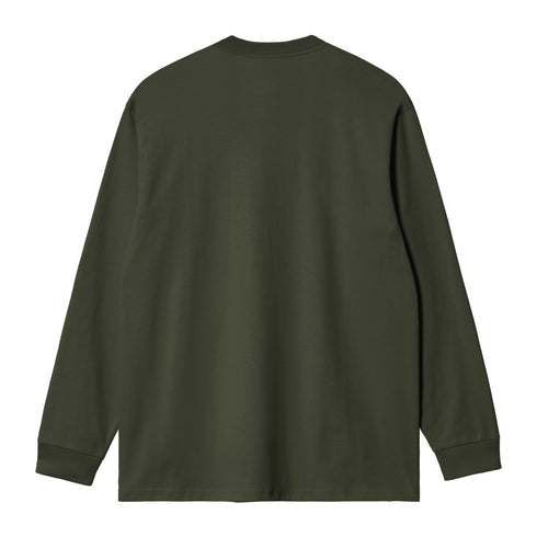Carhartt WIP L/S Chase - Olive / Gold - Streetart.fr