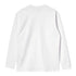 Carhartt WIP L/S Chase - White / Gold - Streetart.fr