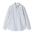 Carhartt Wip L/S Dillon Shirt Chemise - Dillon Stripe Bleach / White - Streetart.fr