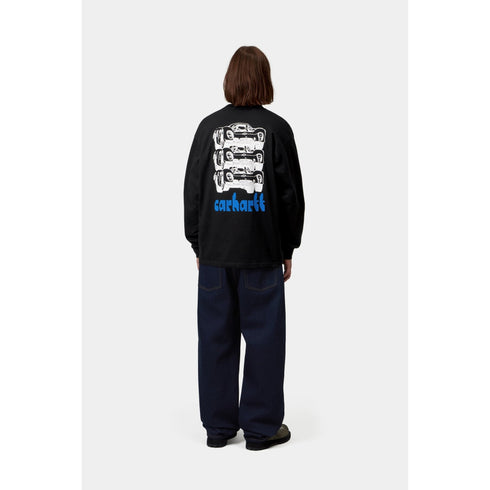 Carhartt WIP L/S Framework T-Shirt - Black - Streetart.fr