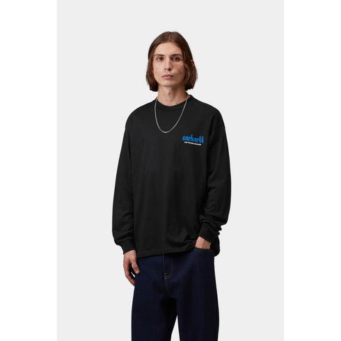 Carhartt WIP L/S Framework T-Shirt - Black - Streetart.fr