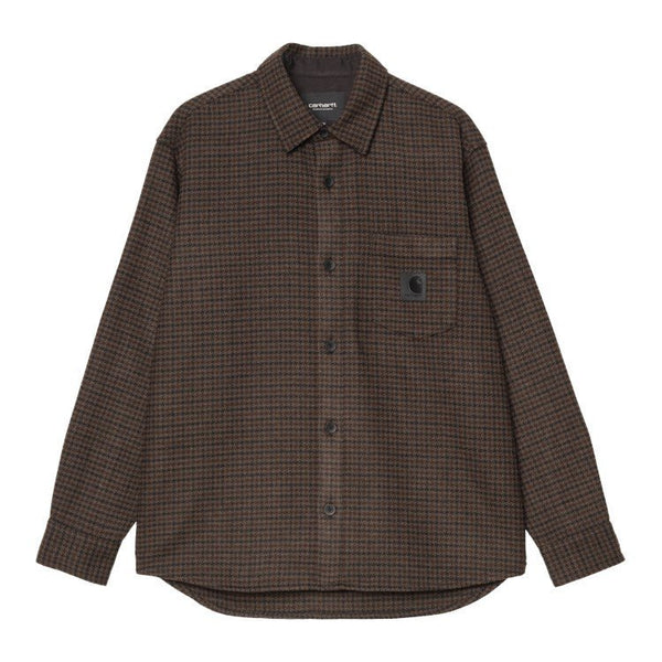 Carhartt Wip L/S Lowis Shirt Chemise - Lowis Houndstooth Vitola - Streetart.fr
