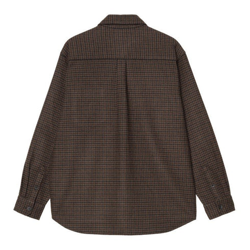 Carhartt Wip L/S Lowis Shirt Chemise - Lowis Houndstooth Vitola - Streetart.fr