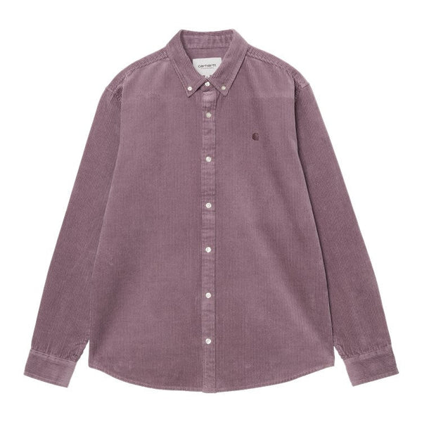 Carhartt Wip L/s Madison Cord Shirt Chemise - Phlox - Streetart.fr