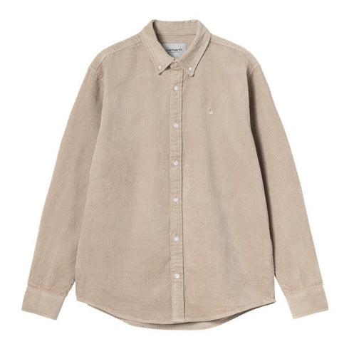 Carhartt Wip L/s Madison Cord Shirt Chemise - Wall - Streetart.fr