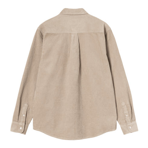 Carhartt WIP L/S Madison Cord Shirt Chemise - Wall / Wall - Streetart.fr