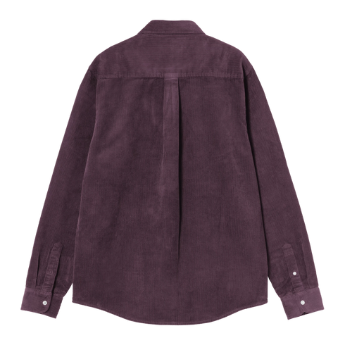 Carhartt WIP L/S Madison Cord Shirt - Cozy Purple - Streetart.fr