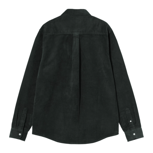 Carhartt WIP L/S Madison Cord Shirt - Raven - Streetart.fr