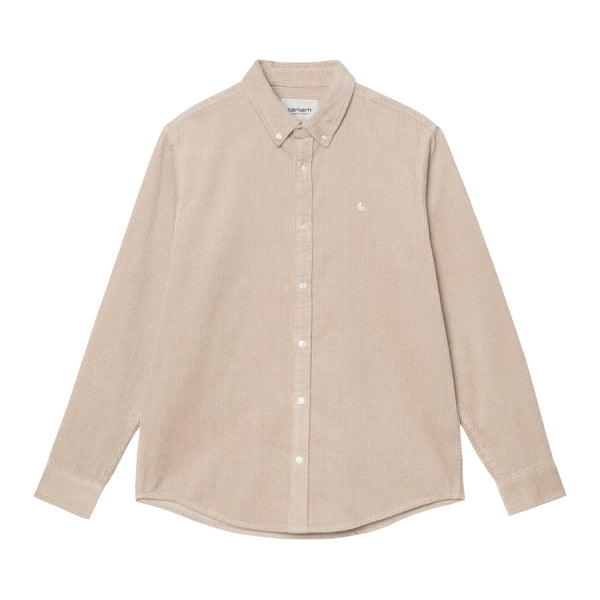 Carhartt WIP L/S Madison Cord Shirt - Wall - Streetart.fr