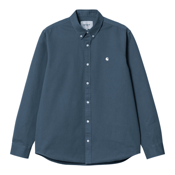 Carhartt WIP L/S Madison Ls - Shirt Ore / Wax — t-shirt manches longues