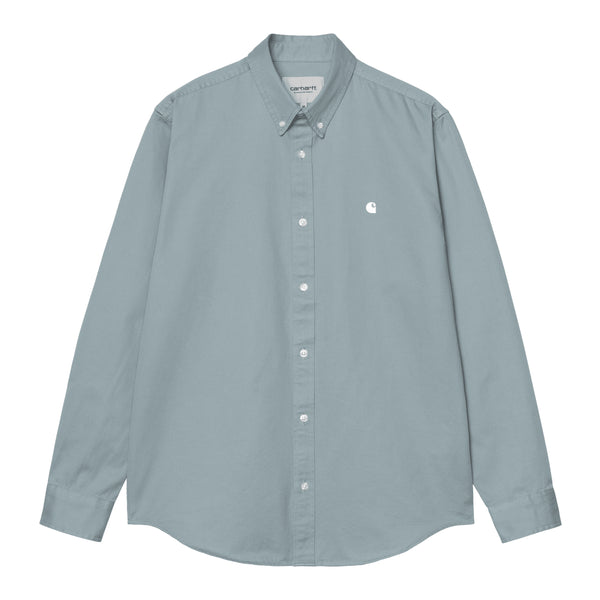 Carhartt WIP L/S Madison Shirt Chemise - Citadel / Wax - Streetart.fr