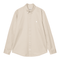 Carhartt WIP L/S Madison Shirt Chemise - Stone / White - Streetart.fr