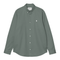 Carhartt WIP L/S Madison Shirt Chemise - Vevlet Green / White - Streetart.fr