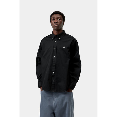 Carhartt WIP L/S Og Madison Shirt - Black - Streetart.fr