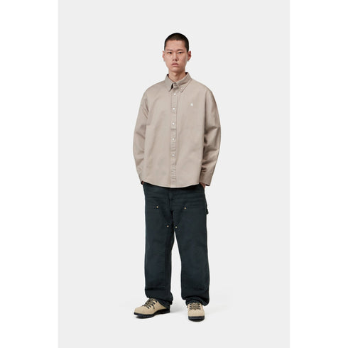 Carhartt WIP L/S Og Madison Shirt - Fleur De Sel - Streetart.fr