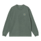 Carhartt WIP L/S Vista T-Shirt - Dark Scarab Garment Dyed - Streetart.fr