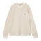 Carhartt WIP L/S Vista Waffle T-Shirt - Fleur De Sel Garment Dyed - Streetart.fr