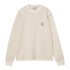 Carhartt WIP L/S Vista Waffle T-Shirt - Fleur De Sel Garment Dyed - Streetart.fr