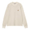 Carhartt Wip L/S Vista Waffle T-Shirt - Fleur De Sel Garment Dyed - Streetart.fr