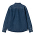 Carhartt WIP L/S Weldon Shirt - Blue Stone Washed - Streetart.fr