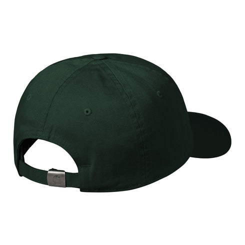 Carhartt WIP Madison Logo Cap - Conifer / White - Streetart.fr