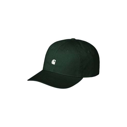 Carhartt WIP Madison Logo Cap - Conifer / White - Streetart.fr