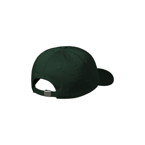 Carhartt WIP Madison Logo Cap - Conifer / White - Streetart.fr