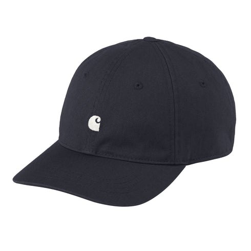 Carhartt WIP Madison Logo Cap - Dakr Navy / Wax - Streetart.fr