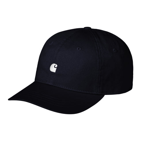 Carhartt WIP Madison Logo Cap - Dakr Navy / Wax - Streetart.fr
