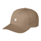 Carhartt WIP Madison Logo Cap - Leather / White - Streetart.fr