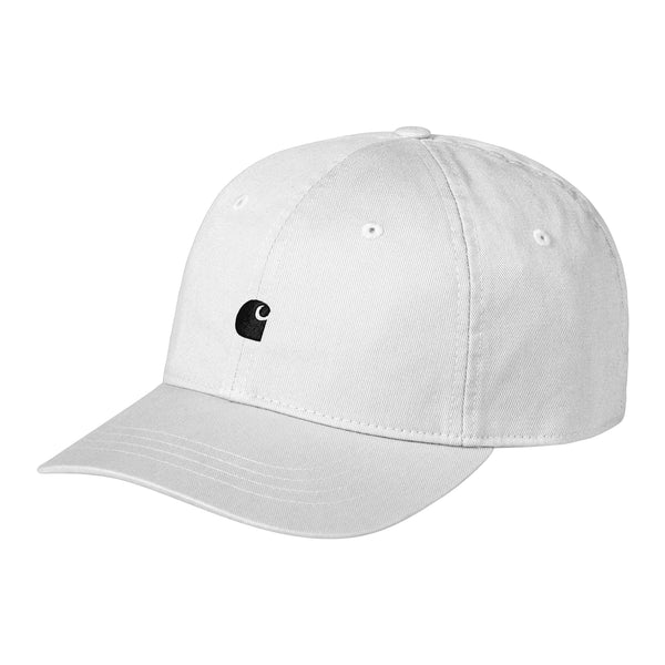 Carhartt WIP Madison Logo Cap - White / Black — casquette