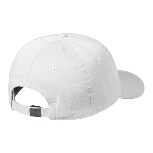 Carhartt WIP Madison Logo Cap - White / Black - Streetart.fr