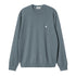 Carhartt WIP Madison Sweater - Velvet Blue / White - Streetart.fr