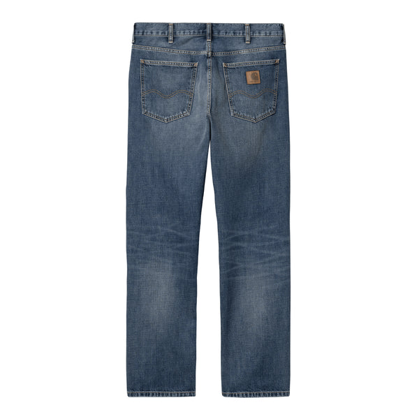 Carhartt WIP Marlow Pant Blue Dark Used Wash — pantalon