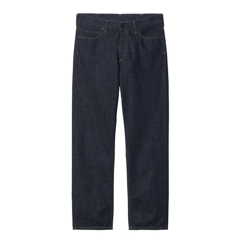 Carhartt WIP Marlow Pant - Blue Rinsed - Streetart.fr