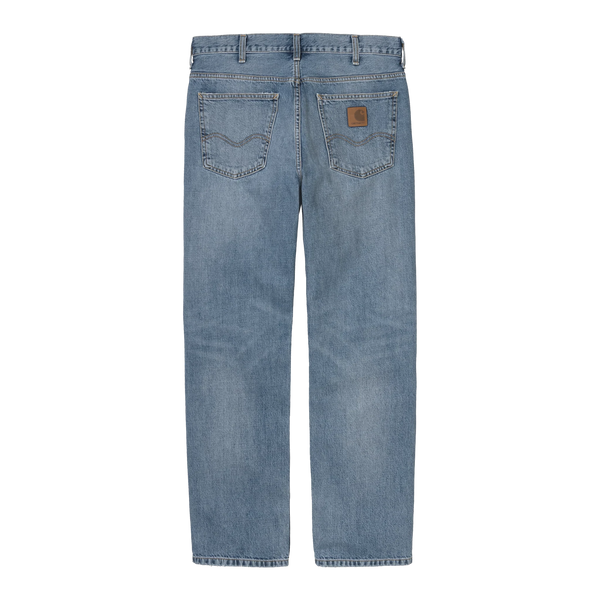 Carhartt WIP Marlow Pant - Blue Worn Bleached - Streetart.fr