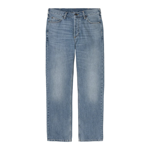 Carhartt WIP Marlow Pant - Blue Worn Bleached - Streetart.fr