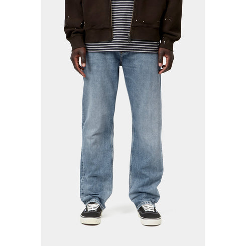 Carhartt WIP Marlow Pant - Blue Worn Bleached - Streetart.fr