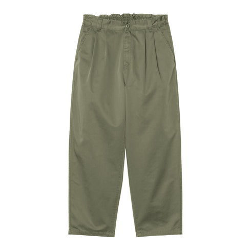 Carhartt WIP Marv Pant 'Lenexa' Twill - Leaf Stone Washed - Streetart.fr