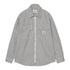 Carhartt WIP Mercer Shirt Jacket - Mercer Stripe Graphite / Bleached - Streetart.fr